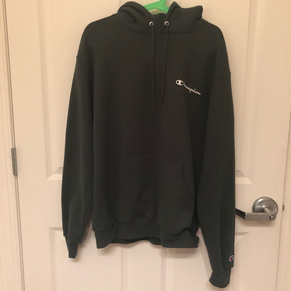 Green Champion hoodie